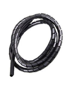 TUBO ESPIRAL 1,0m 1/2 PRETO MISTER100022