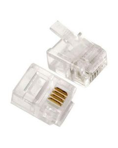 CONECTOR RJ 11TEL 4 VIAS MISTER100602